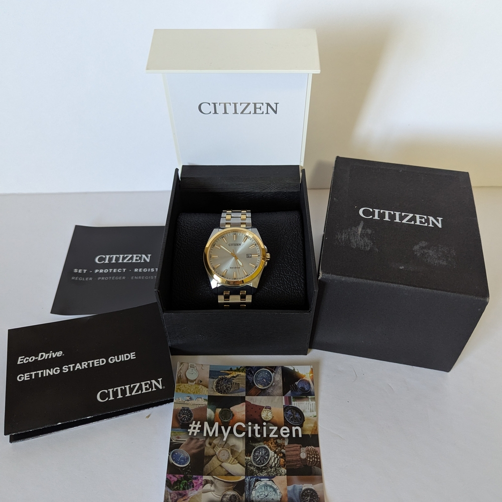 Citizen Eco-Drive Corso Men's Gold and Silver Watch